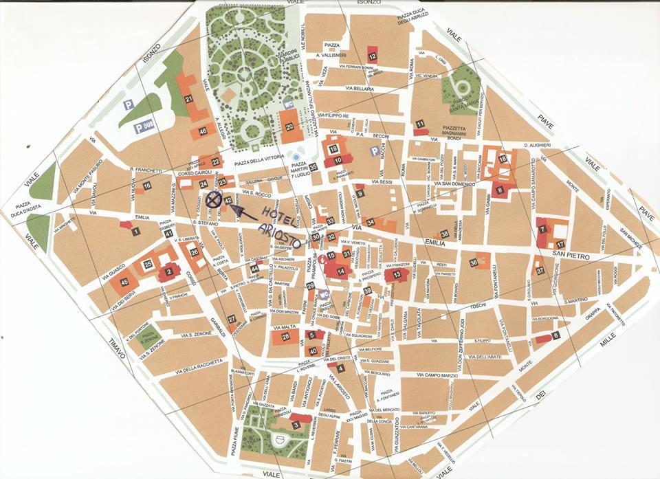 Hotel Ariosto Centro Storico Ρέτζιο Εμίλια Εξωτερικό φωτογραφία